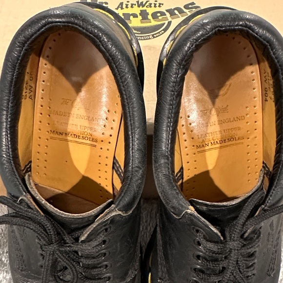 Dr. Martens Vintage 1461 - Black Quilon 12877001-BLK VNTG 1461 Vintage Made In England Dr. Martens Black Oxford Shoes. OG . Size 7/9